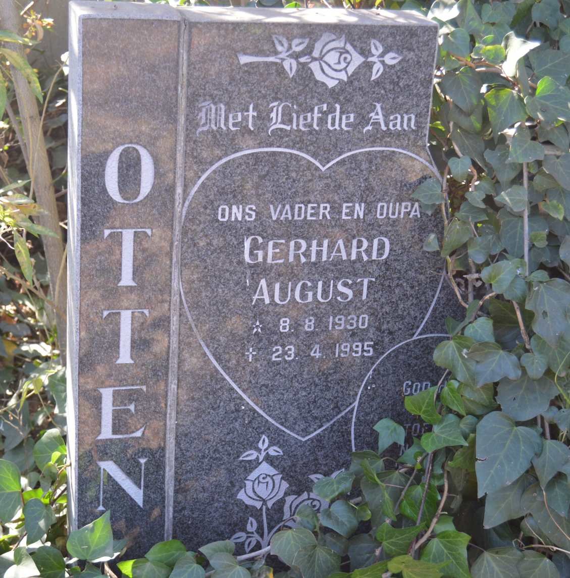 OTTEN Gerhard August 1930-1995