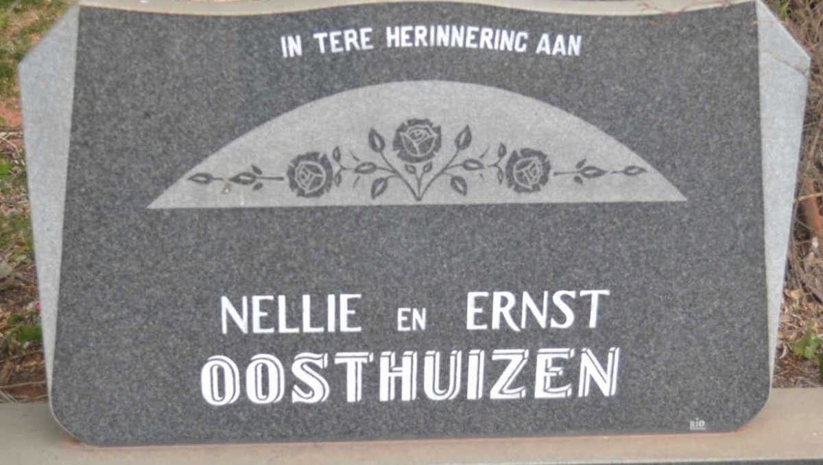 OOSTHUIZEN Ernst &amp; Nellie