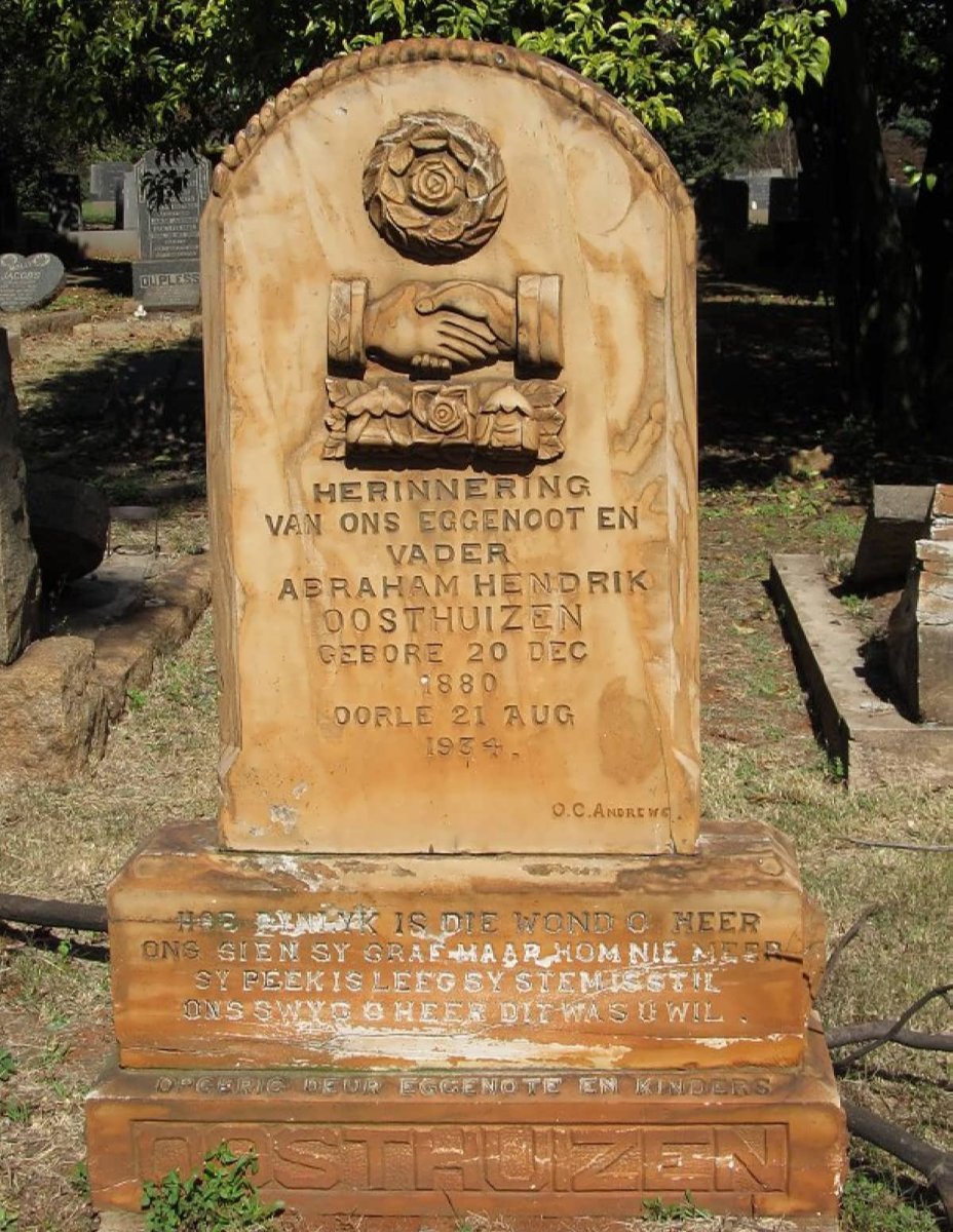 OOSTHUIZEN Abraham Hendrik 1880-1934