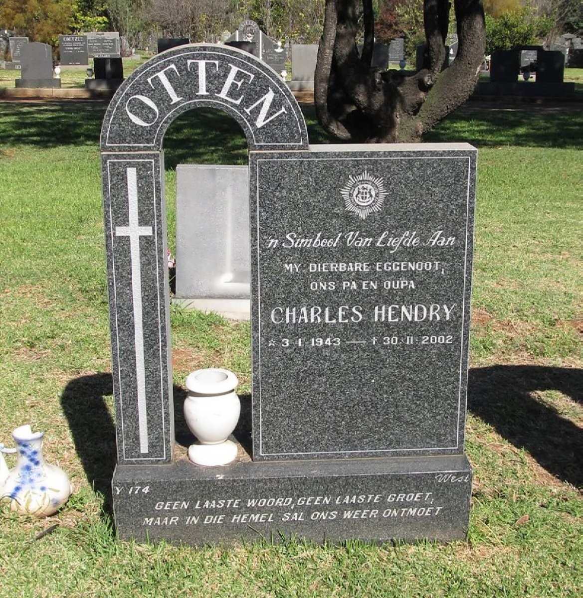 OTTEN Charles Hendry 1943-2002