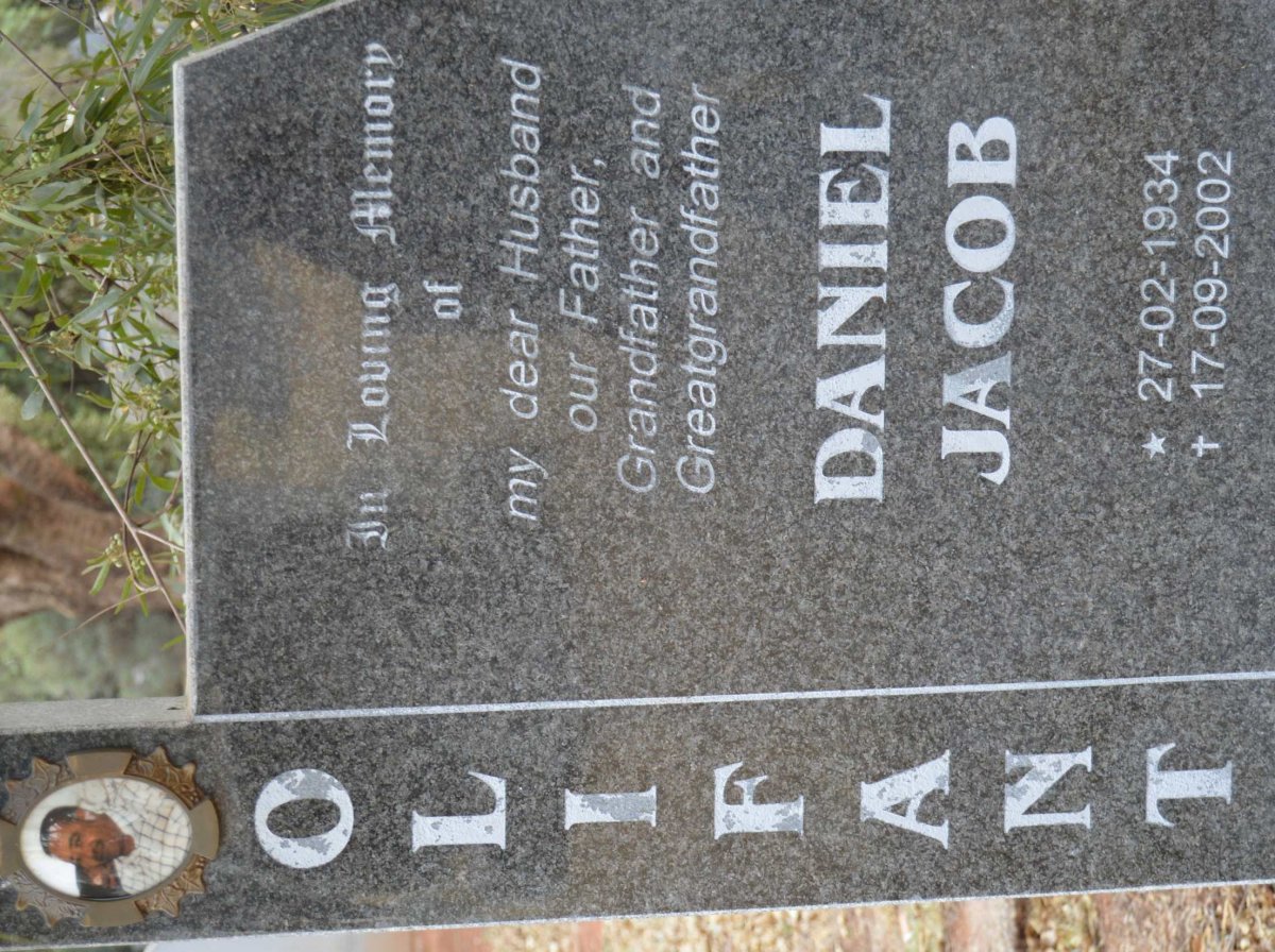 OLIFANT Daniel Jacob 1934-2002