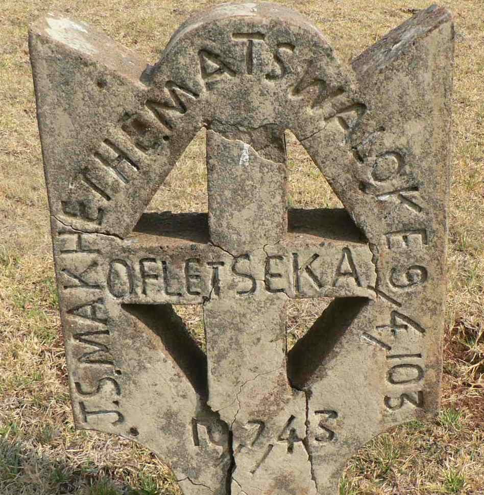 OFELETSEKA J.S. Makeha Matswaloke 1903-1943