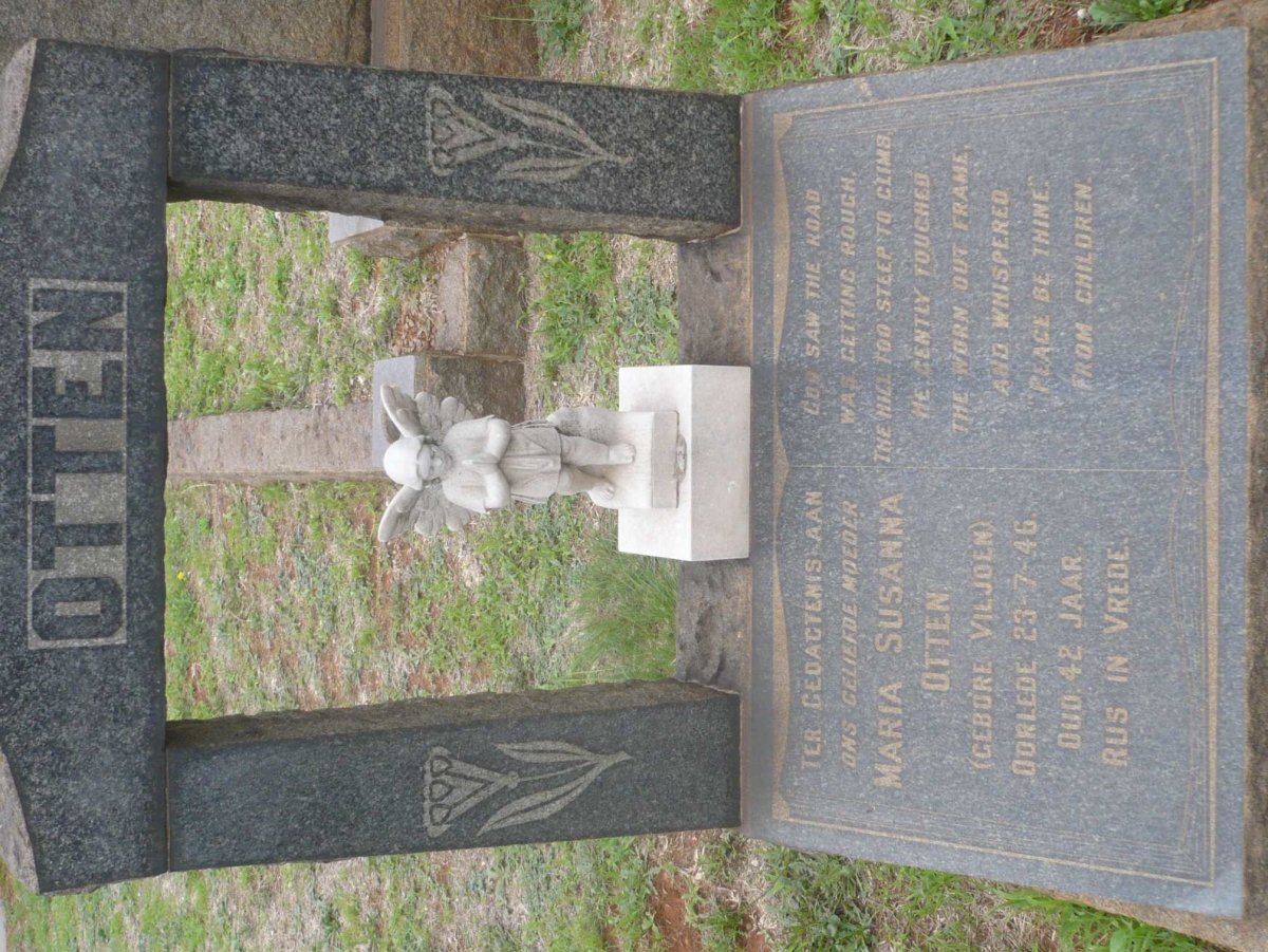 OTTEN Maria Susanna nee VILJOEN -1946