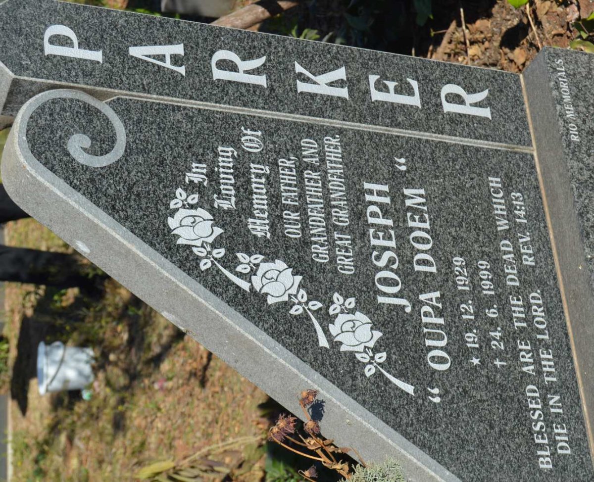 PARKER Joseph 1929-1999