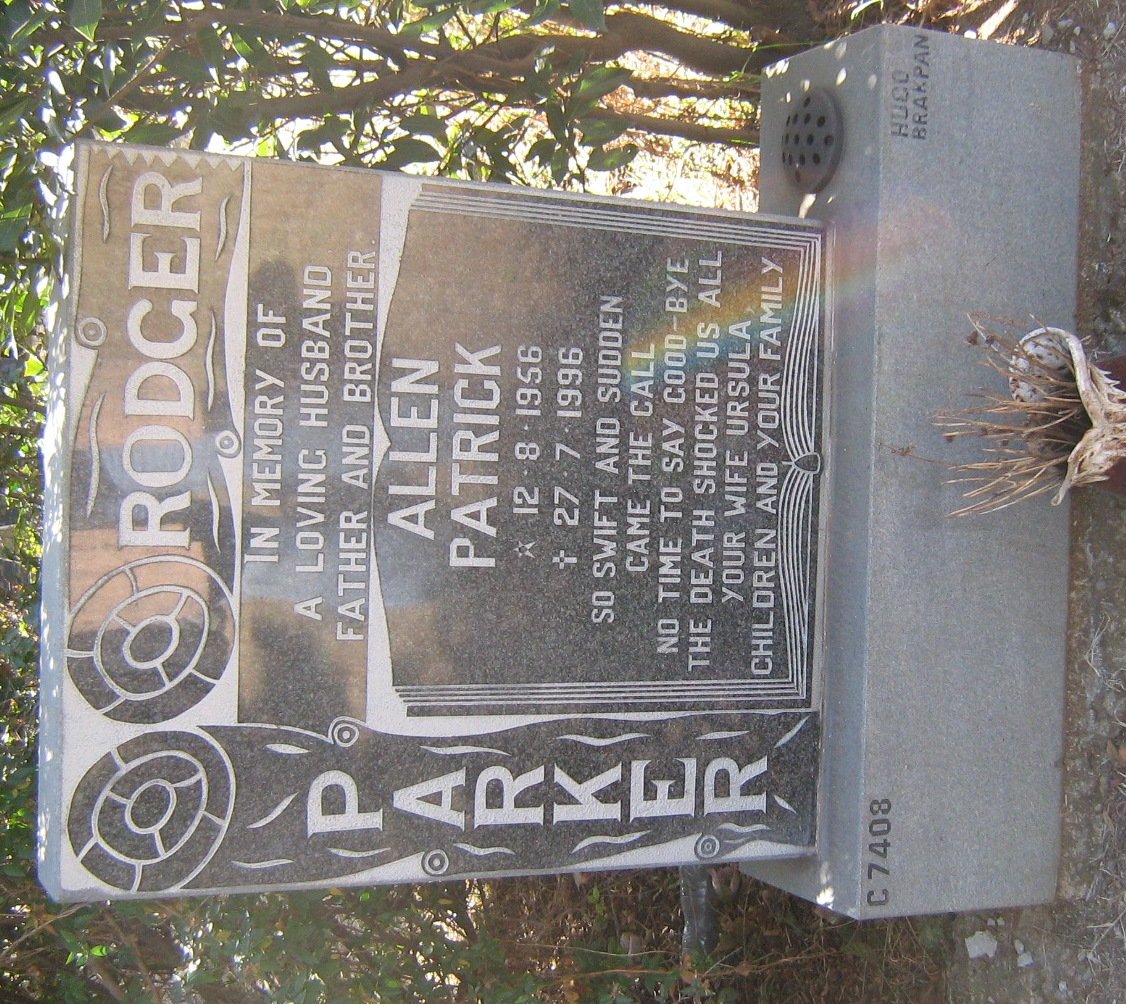 PARKER Rodger Allen Patrick 1956-1996