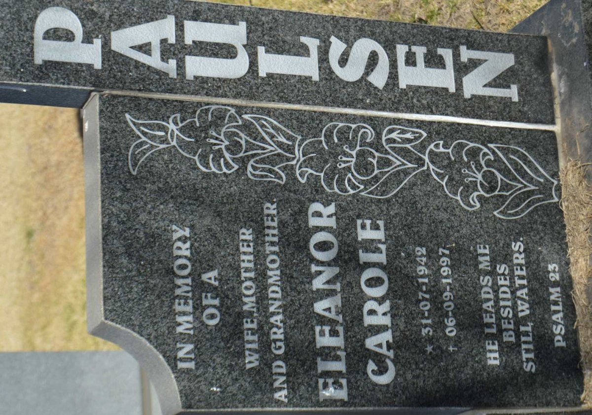 PAULSEN Eleanor Carole 1942-1997