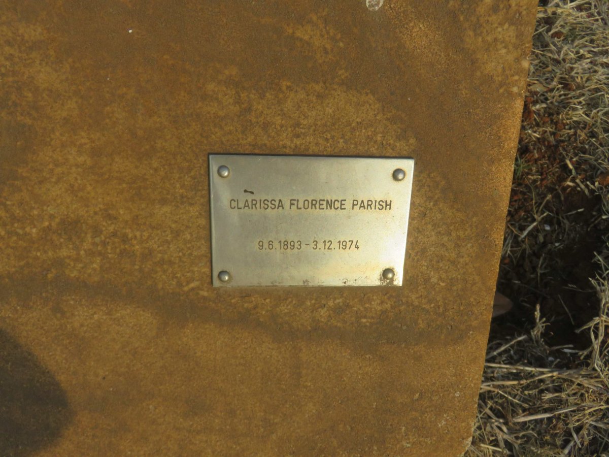 PARISH Clarissa Florence 1893-1974