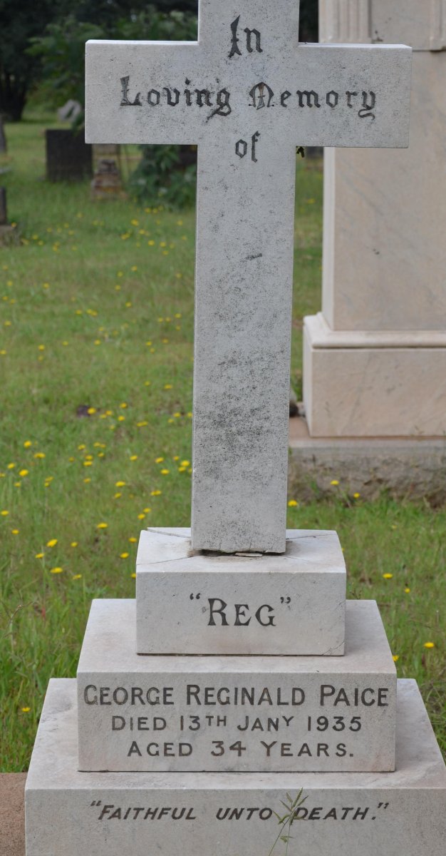 PAICE George Reginald -1935