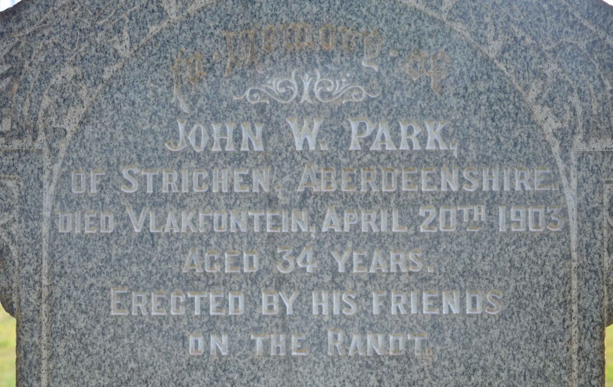 PARK John W. -1903