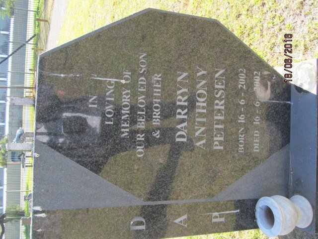 PETERSEN Darryn Anthony 2002-2002