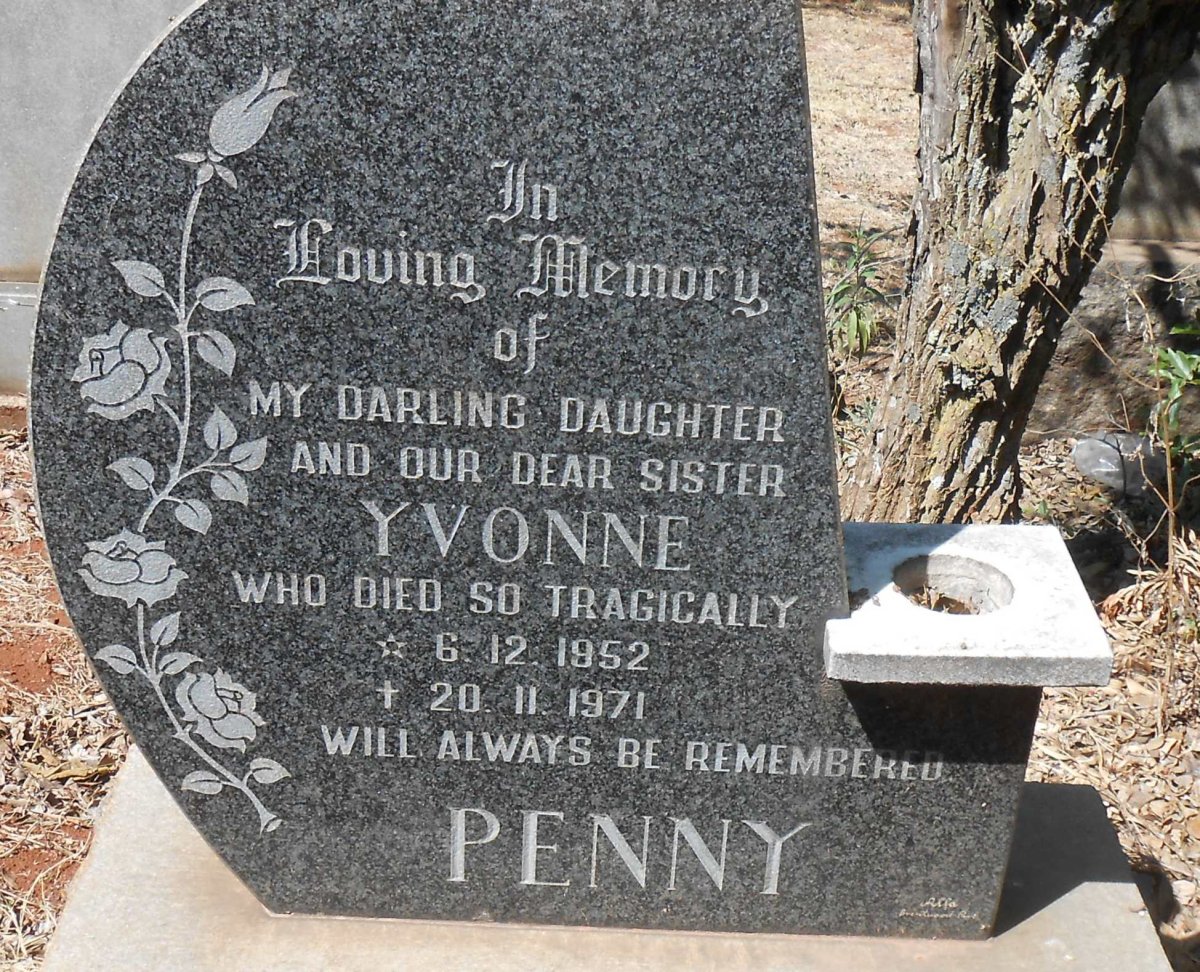 PENNY Yvonne 1952-1971