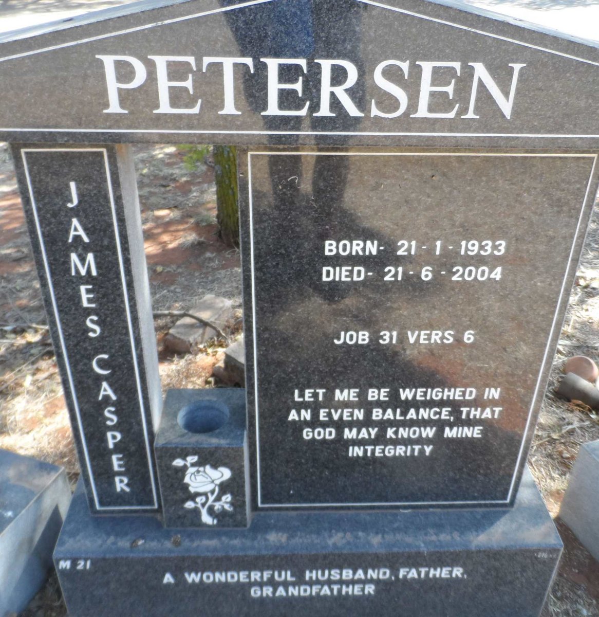 PETERSEN James Casper 1933-2004
