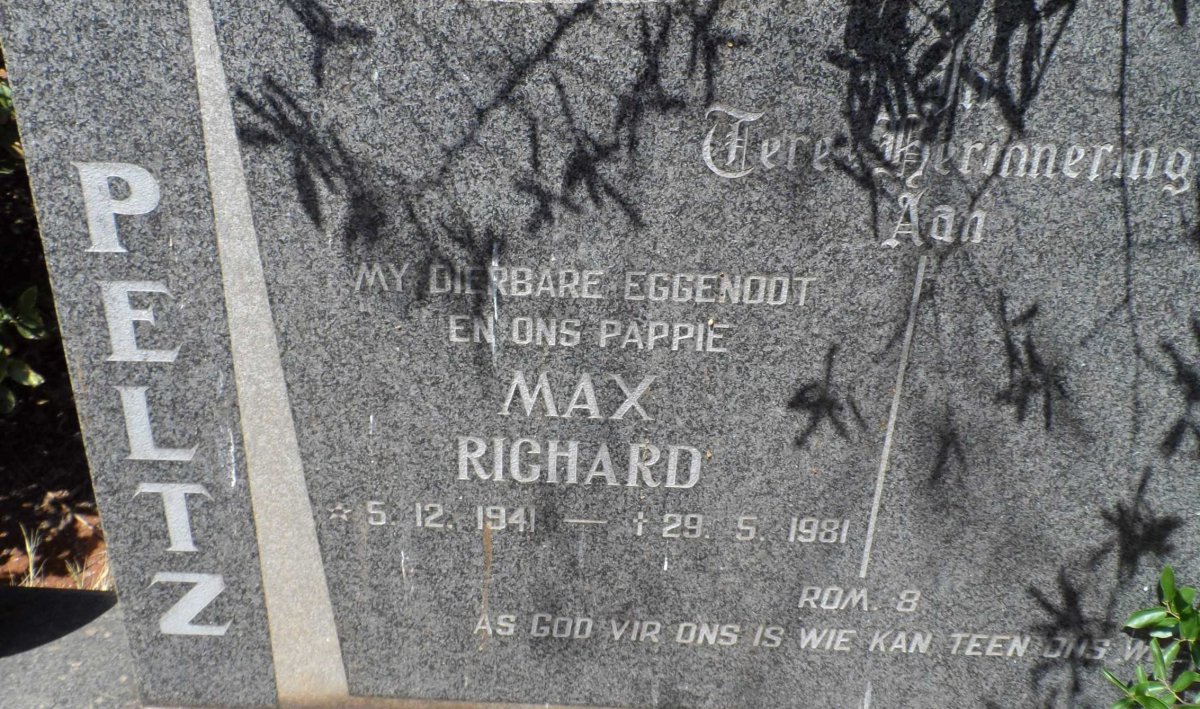 PELTZ Max Richard 1941-1981