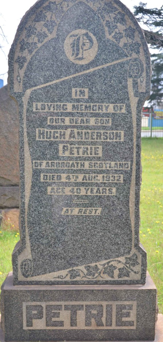 PETRIE Hugh Anderson -1932