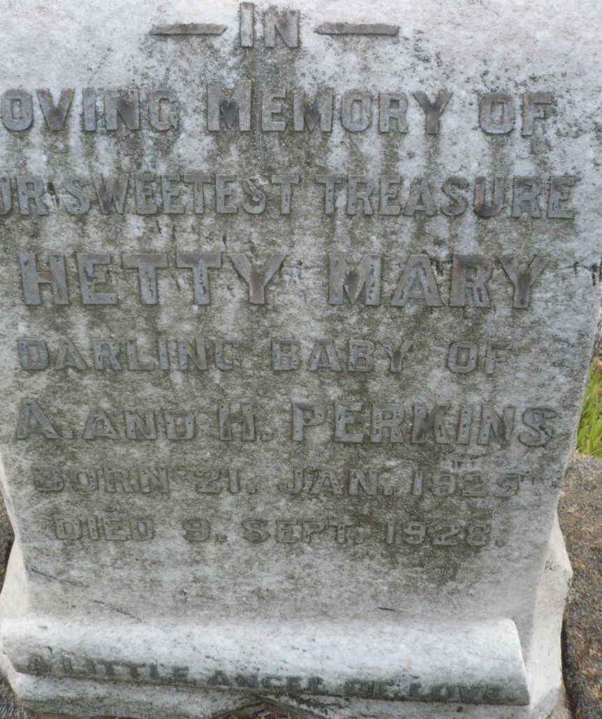 PERKINS Hetty Mary 1925-1928