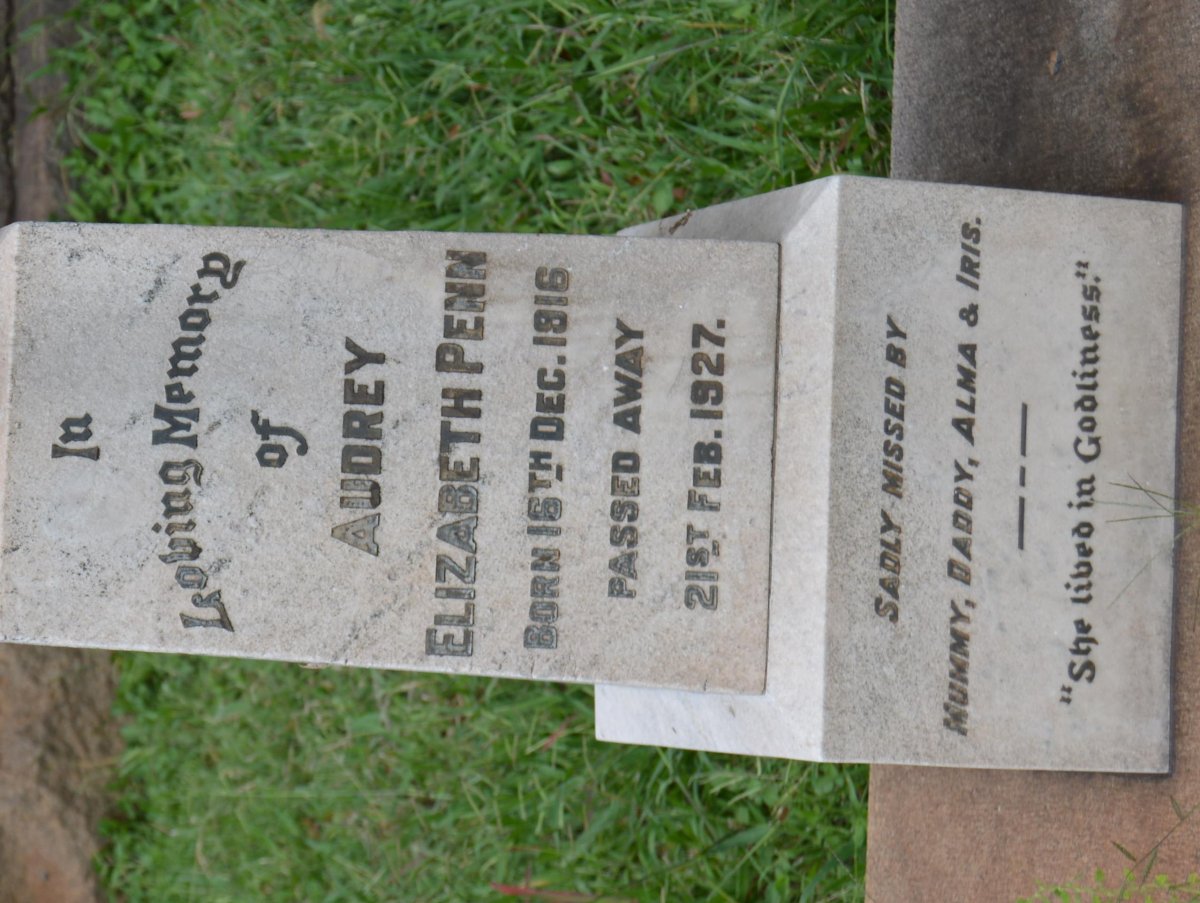 PENN Audrey Elizabeth 1916-1927