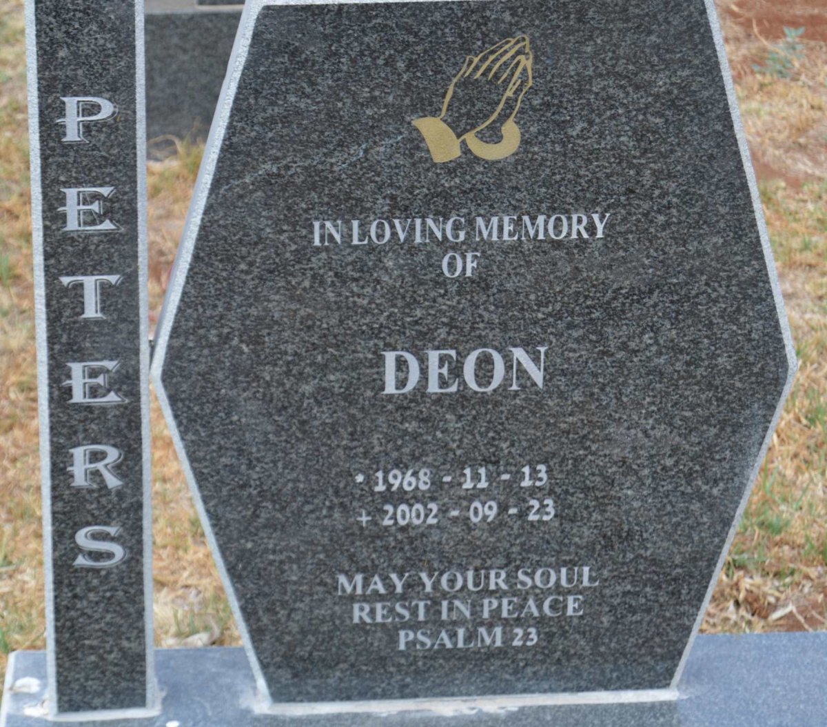 PETERS Deon 1968-2002