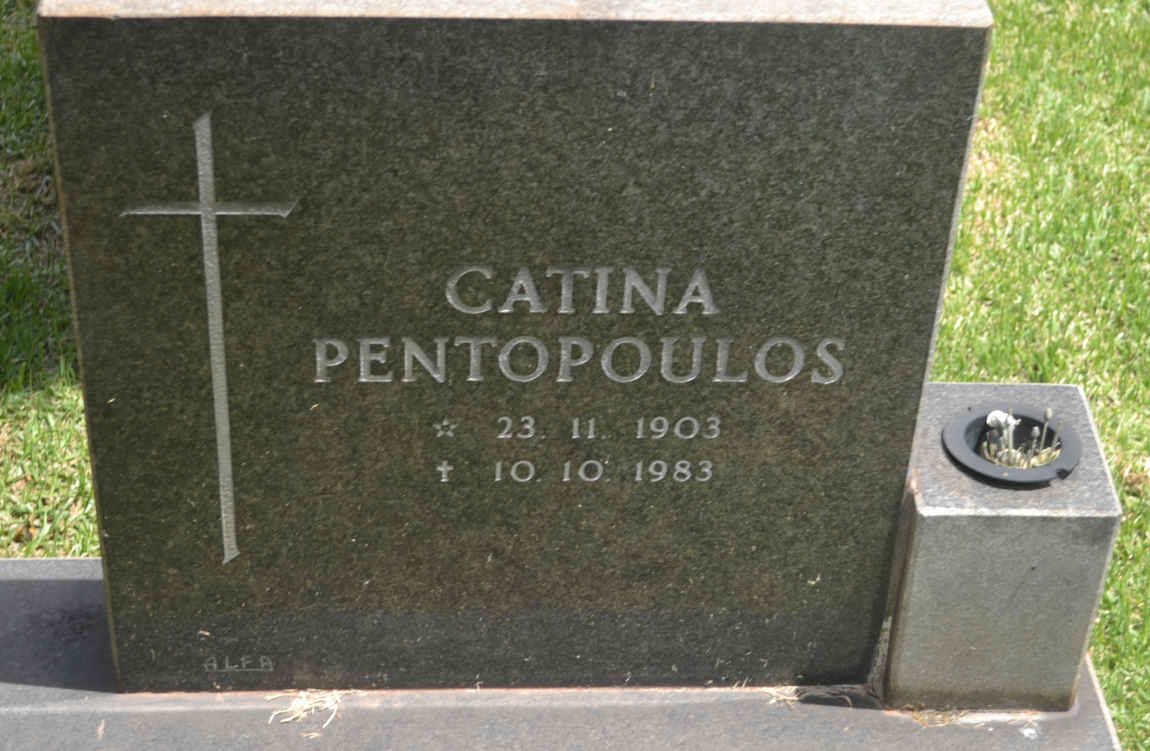 PENTOPOULOS Catina 1903-1983