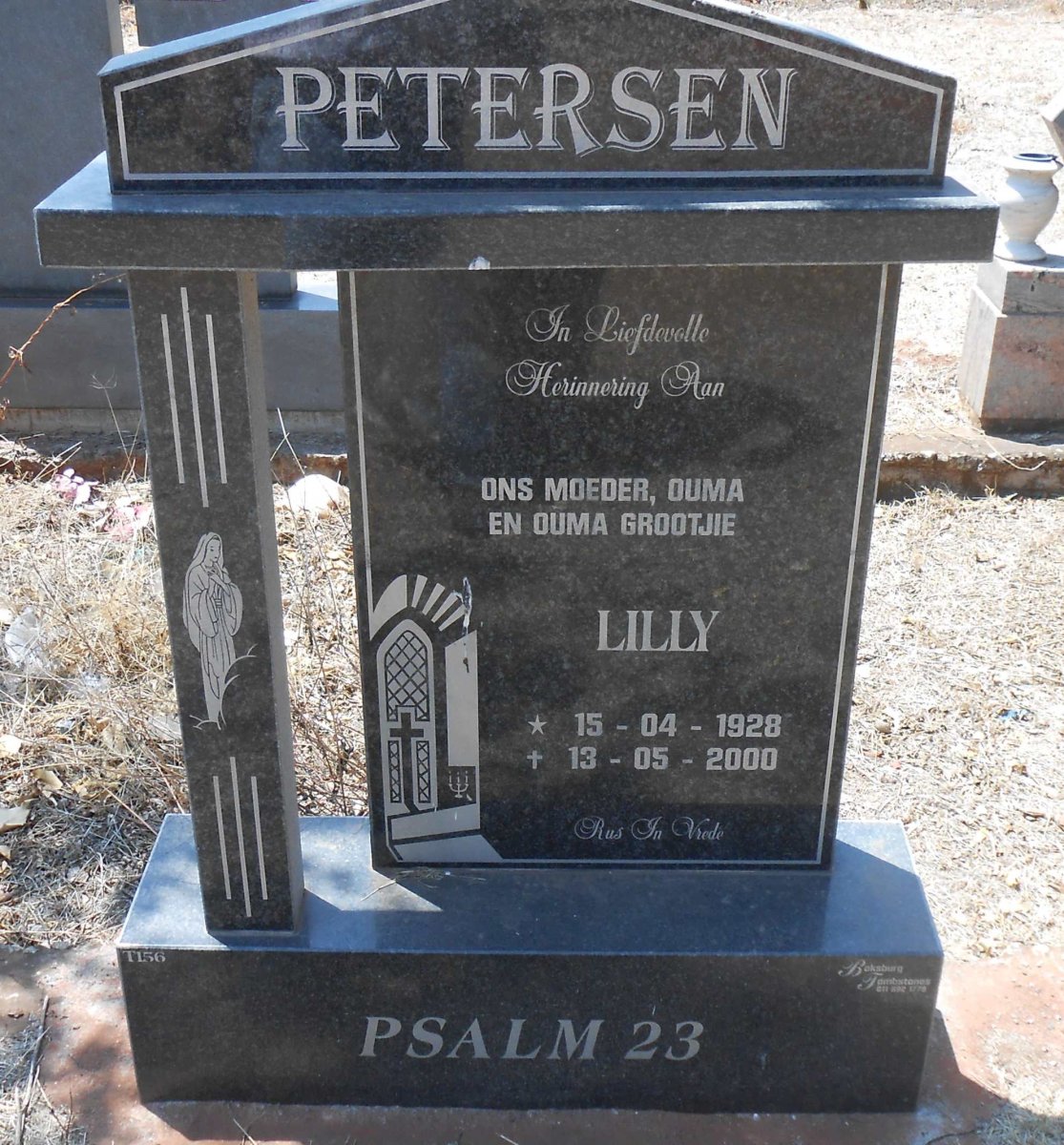 PETERSEN Lilly 1928-2000
