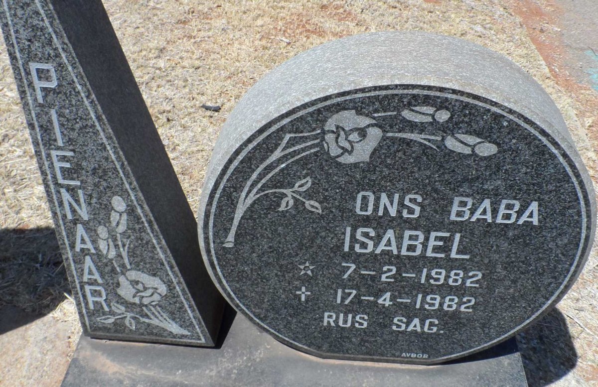 PIENAAR Isabel 1982-1982