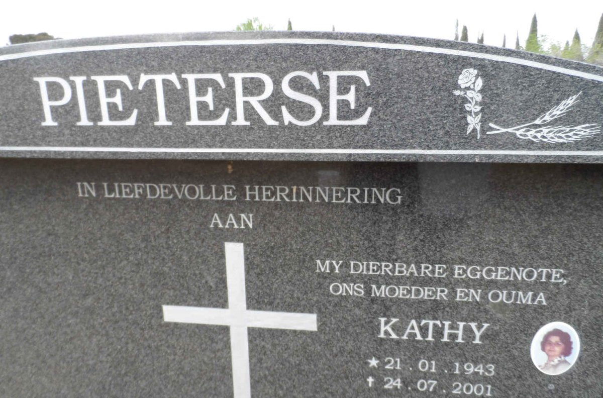 PIETERSE Kathy 1943-2001