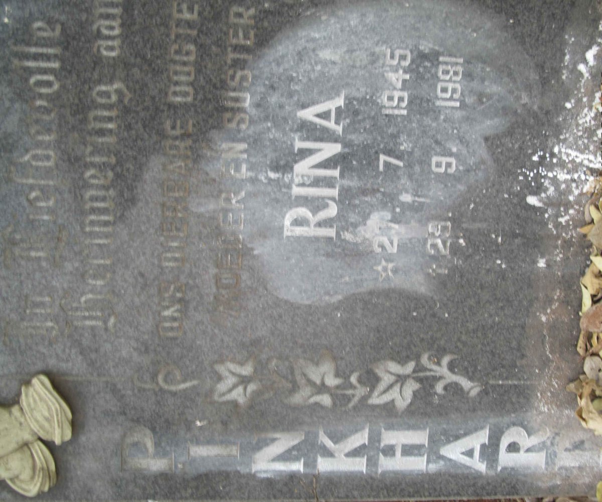 PINKHARD Rina 1945-1981
