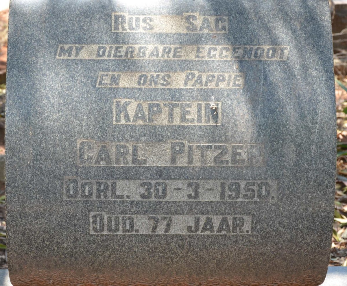 PITZER Carl -1950