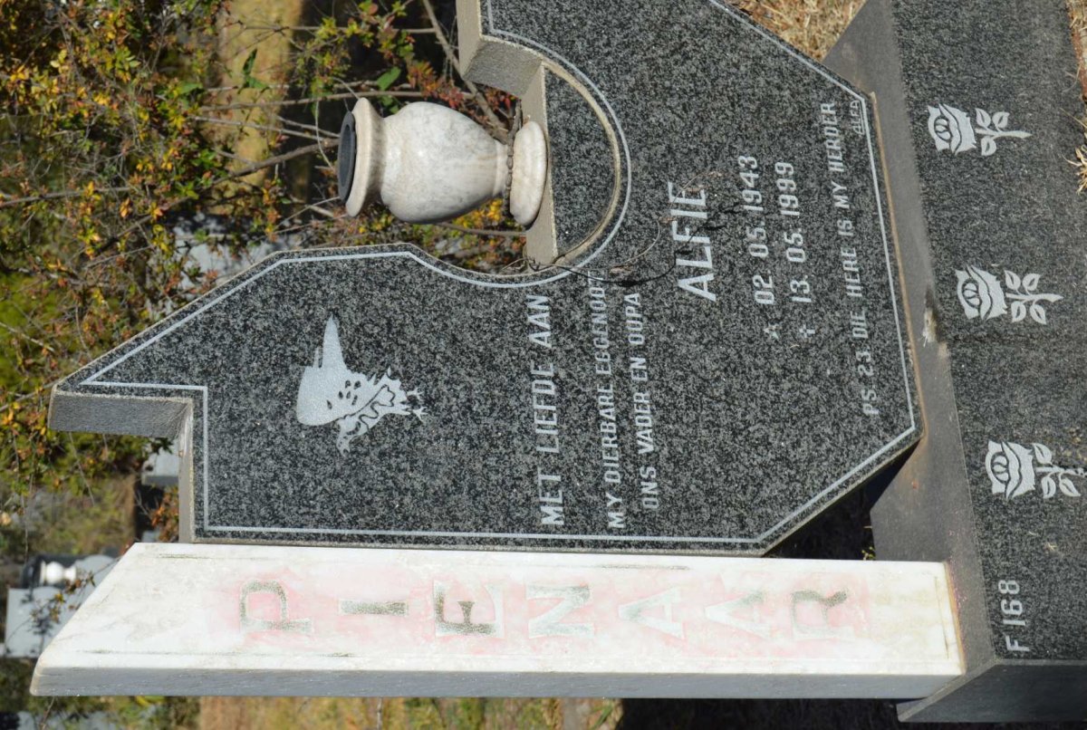 PIENAAR Alfie 1943-1999