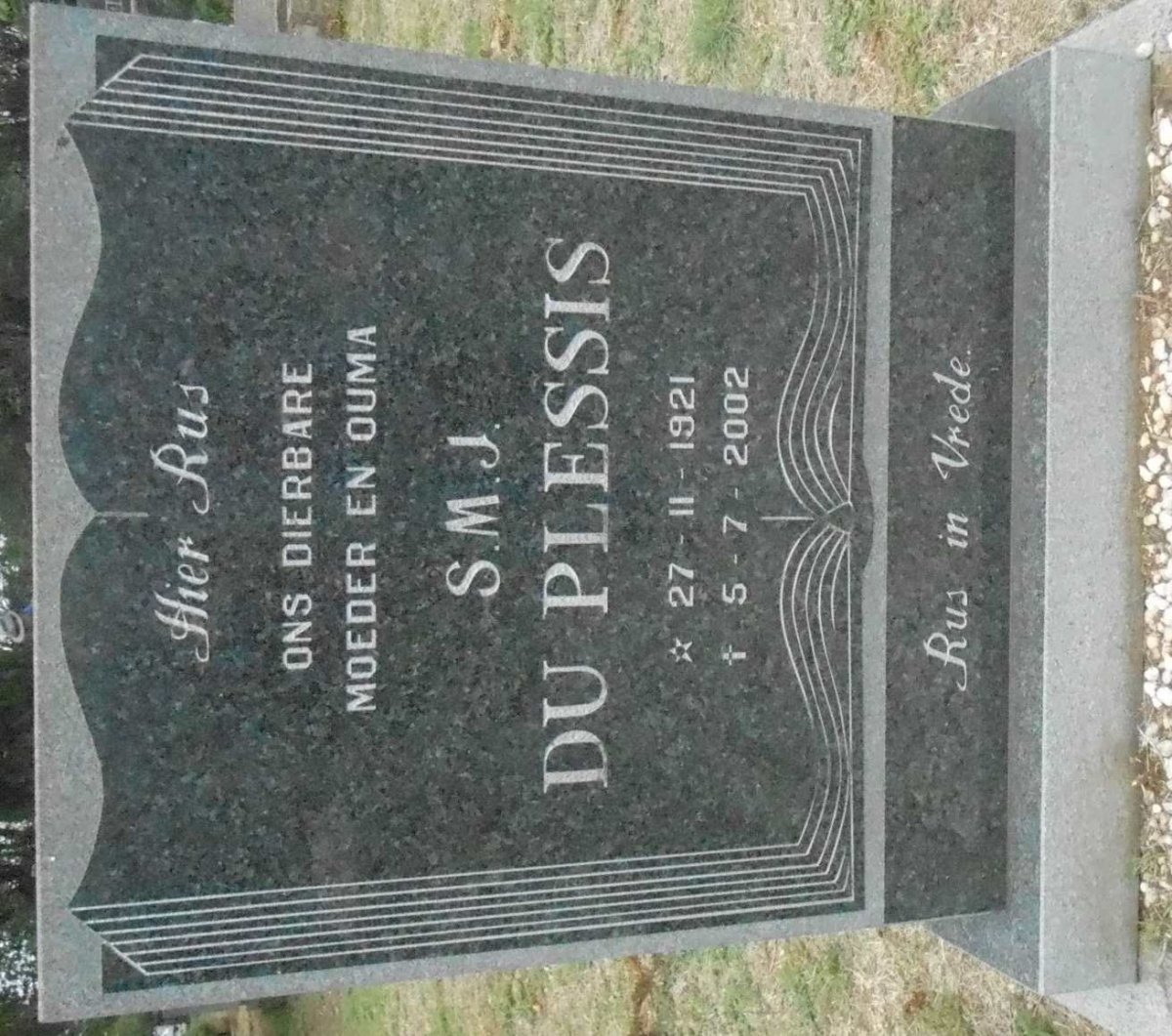 PLESSIS S.M.J., du 1921-2002