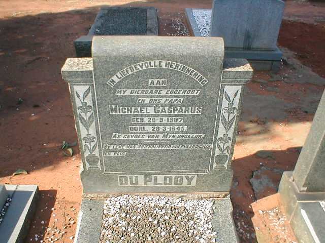 PLOOY Michael Casparus, du 1907-1945