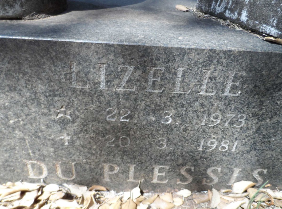 PLESSIS Lizelle, du 1973-1983