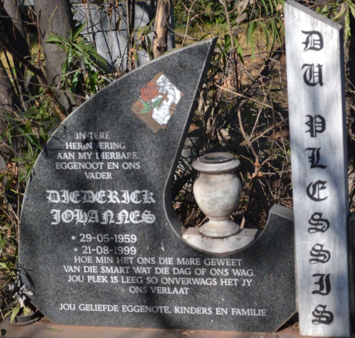 PLESSIS Diederick Johannes, du 1959-1999