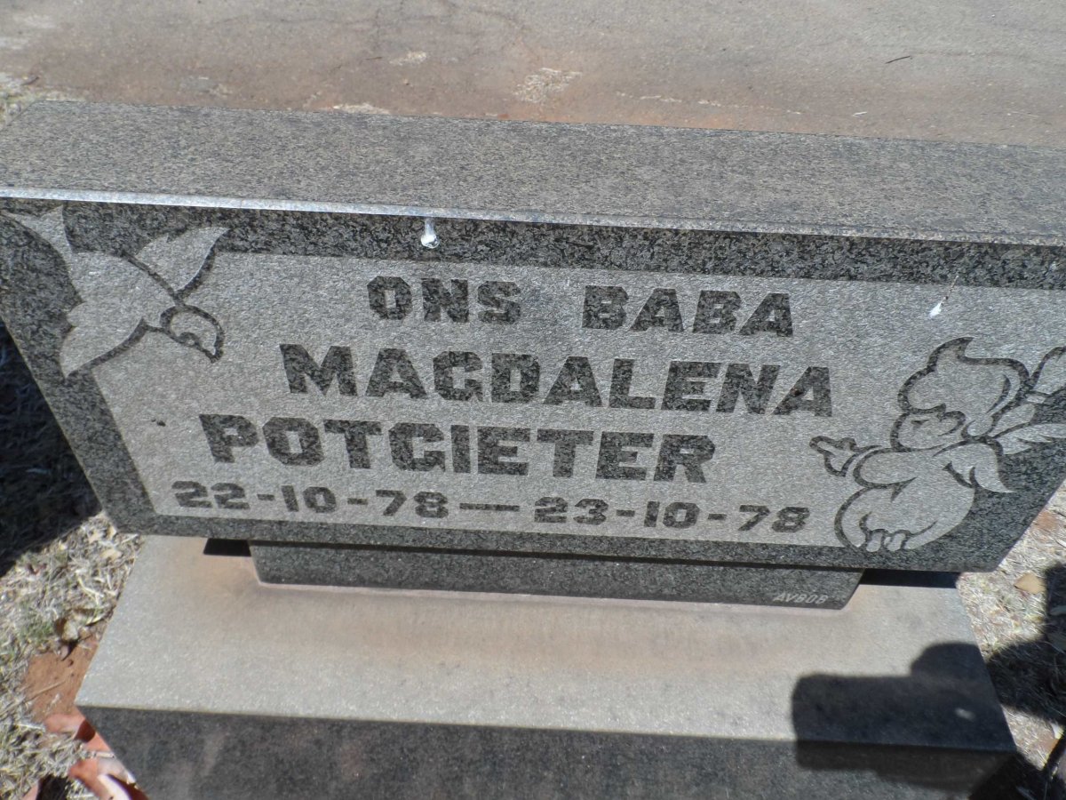 POTGIETER Magdalena 1978-1978