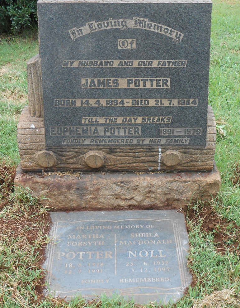 POTTER James 1894-1954