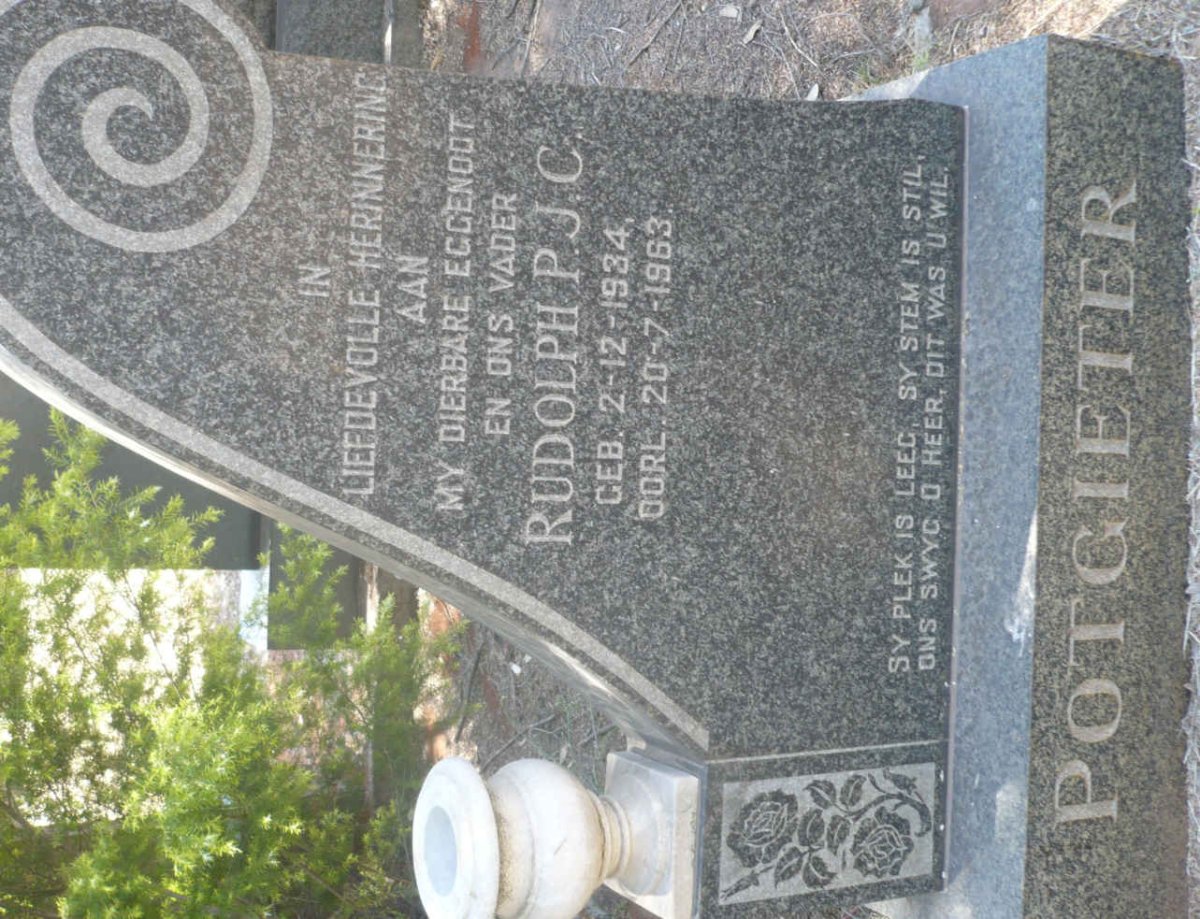 POTGIETER Rudolph P.J.C. 1934-1963
