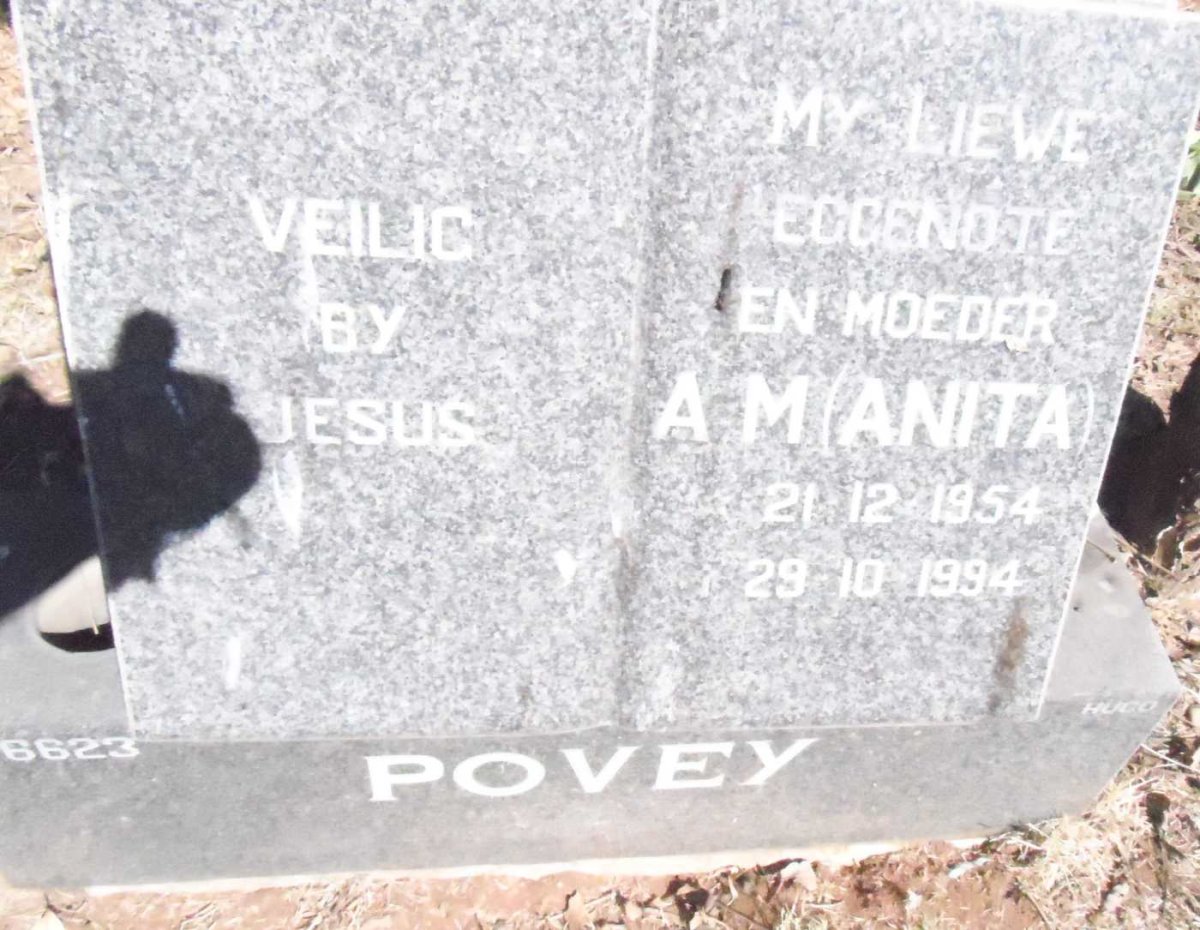 POVEY A.M. 1954-1994