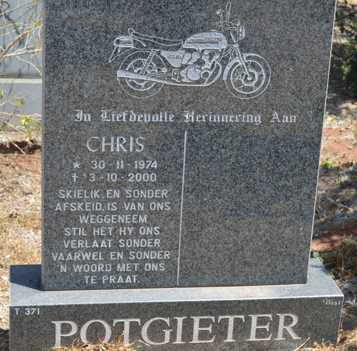 POTGIETER Chris 1974-2000