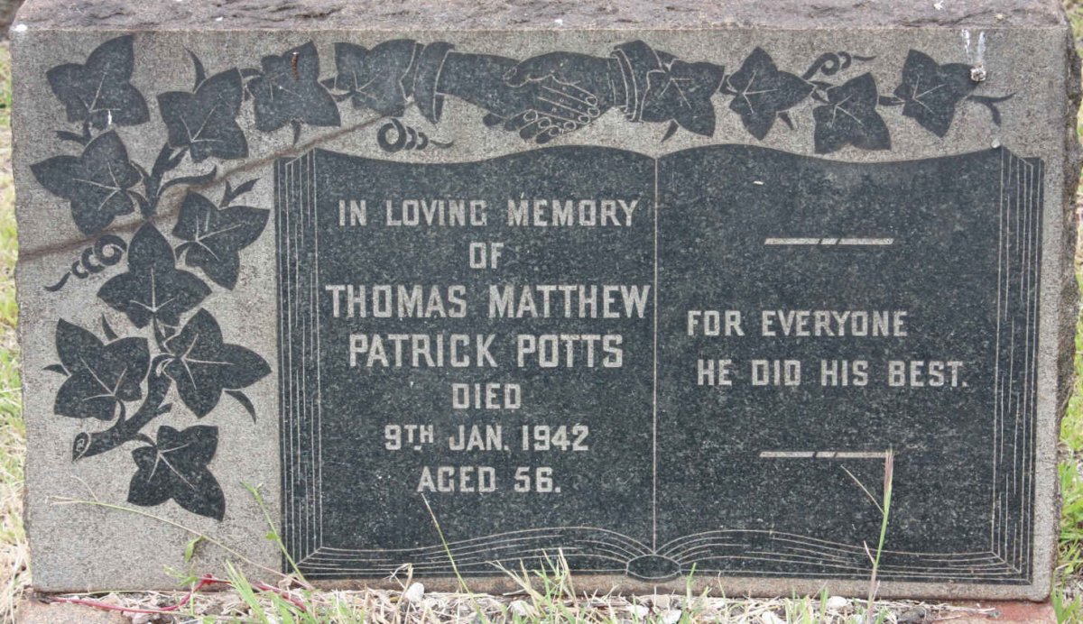 POTTS Thomas Matthew Patrick -1942