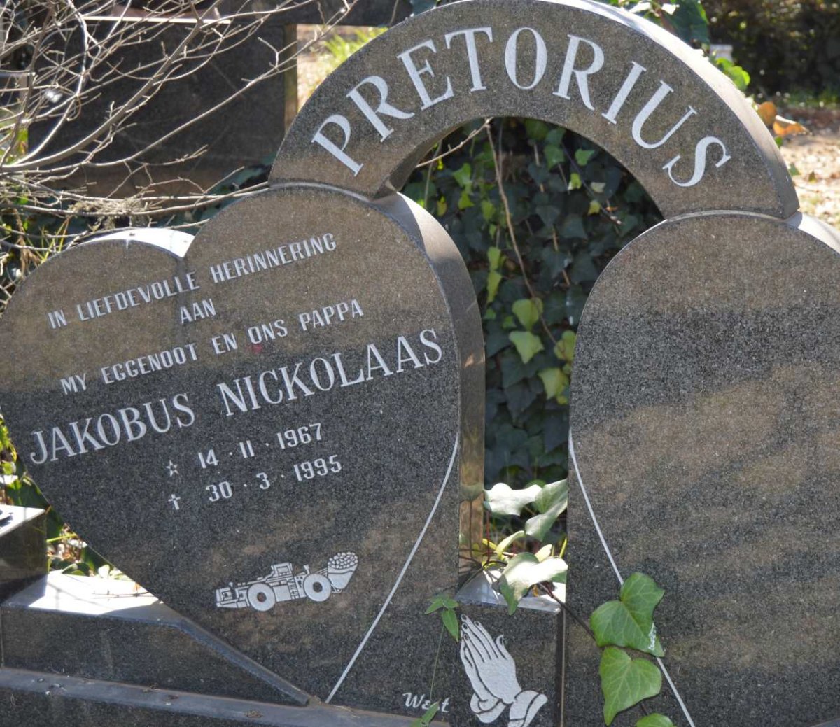 PRETORIUS Jakobus Nickolaas 1967-1995