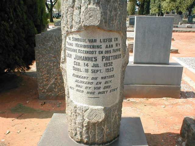 PRETORIUS Jan Johannes 1932-1953