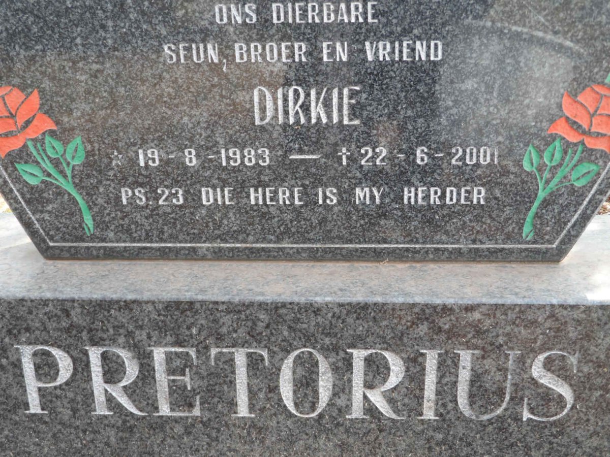 PRETORIUS Dirkie 1983-2001
