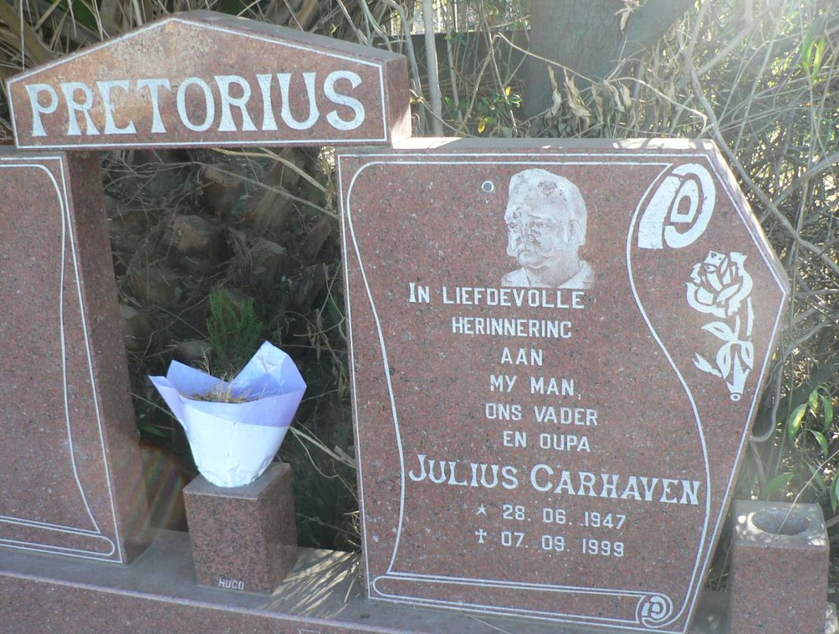 PRETORIUS Julius Carhaven 1947-1999