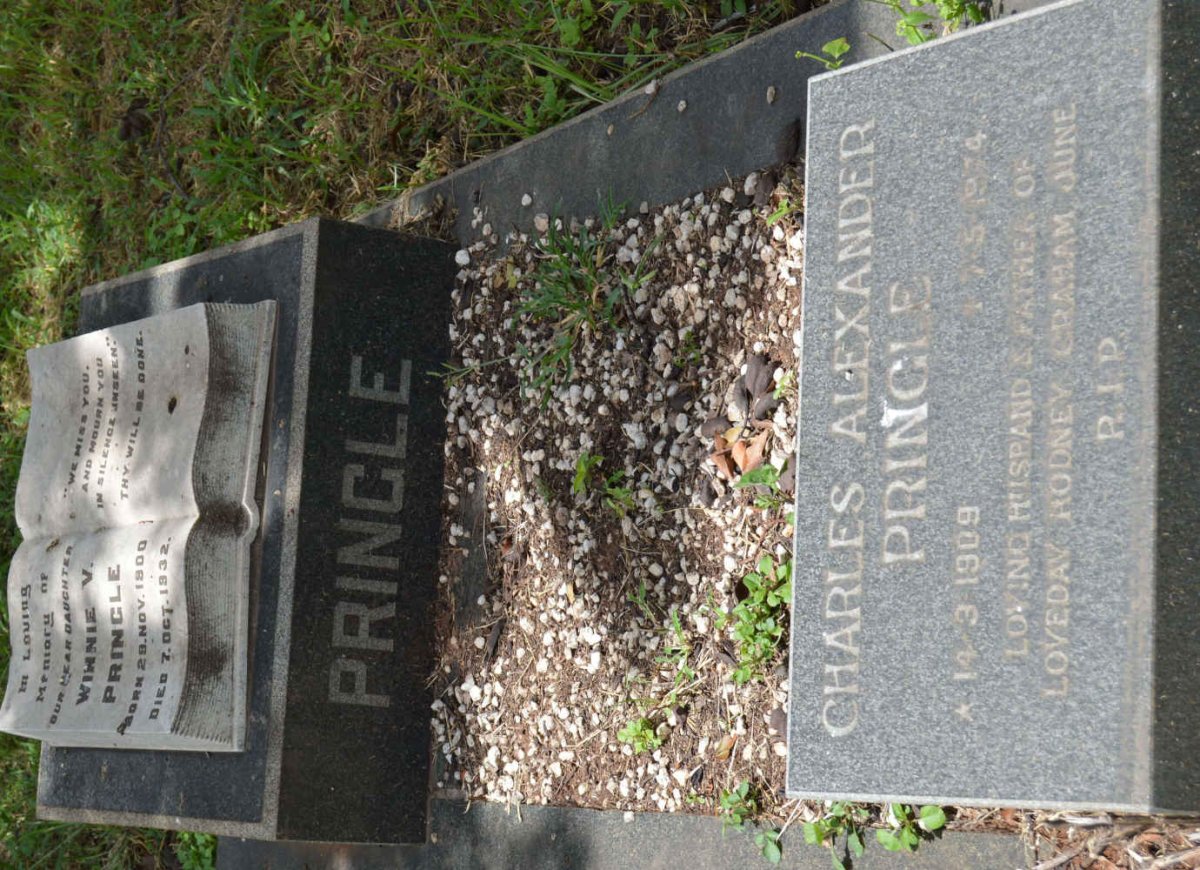 PRINGLE Winnie V. 1900-1932 :: PRINGLE Charles Alexander 1909-1974