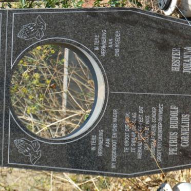 PRETORIUS Petrus Rudolf Cornelius 1951-2000 &amp; Hester Johanna 1950-