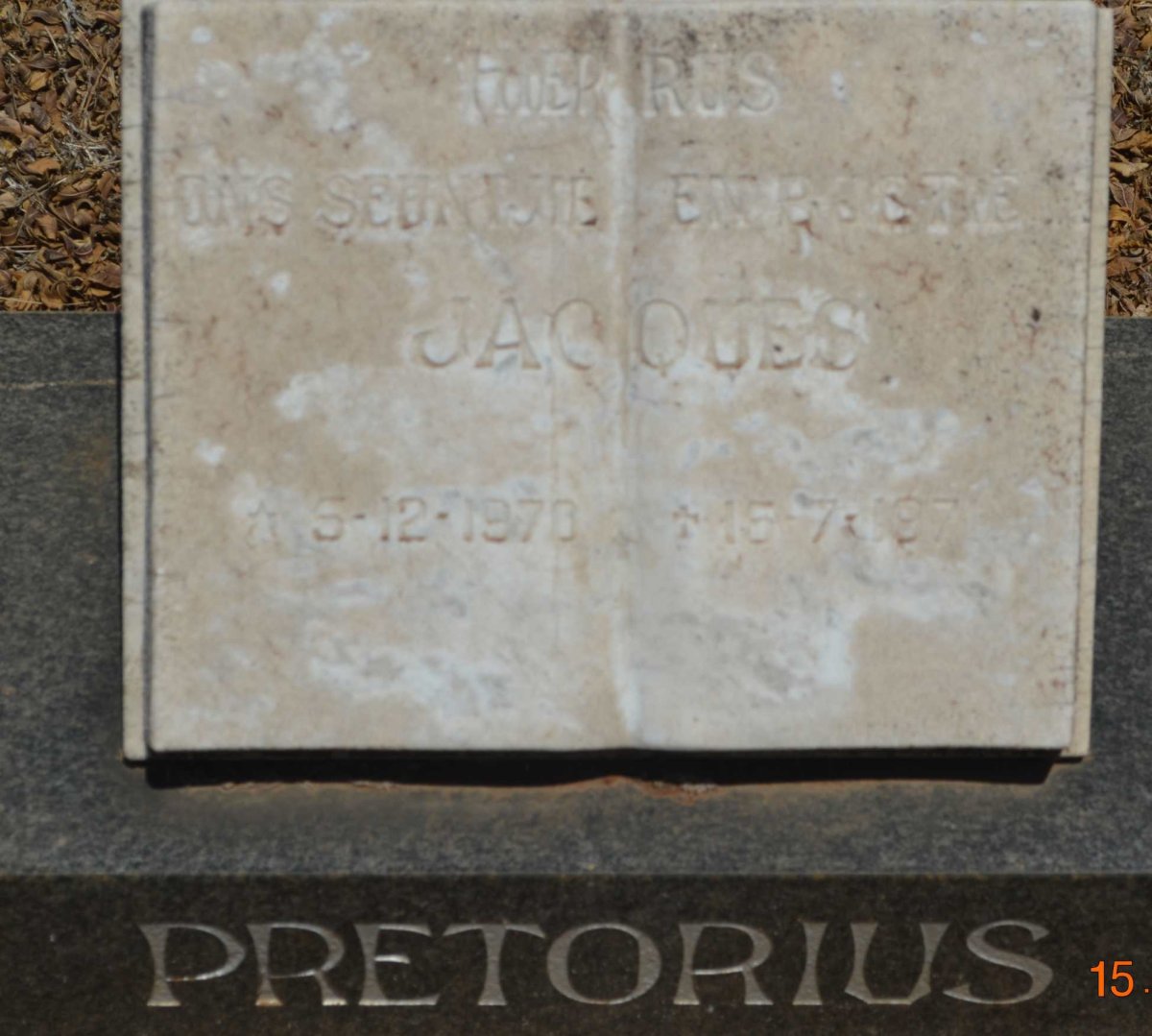 PRETORIUS Jacques 1970-1971
