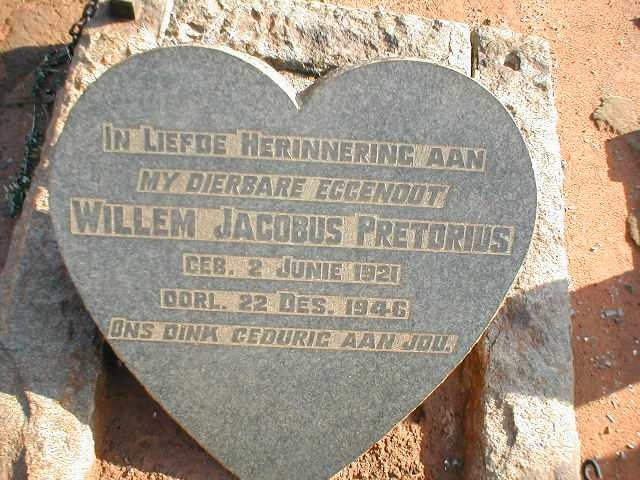 PRETORIUS Willem Jacobus 1921-1946