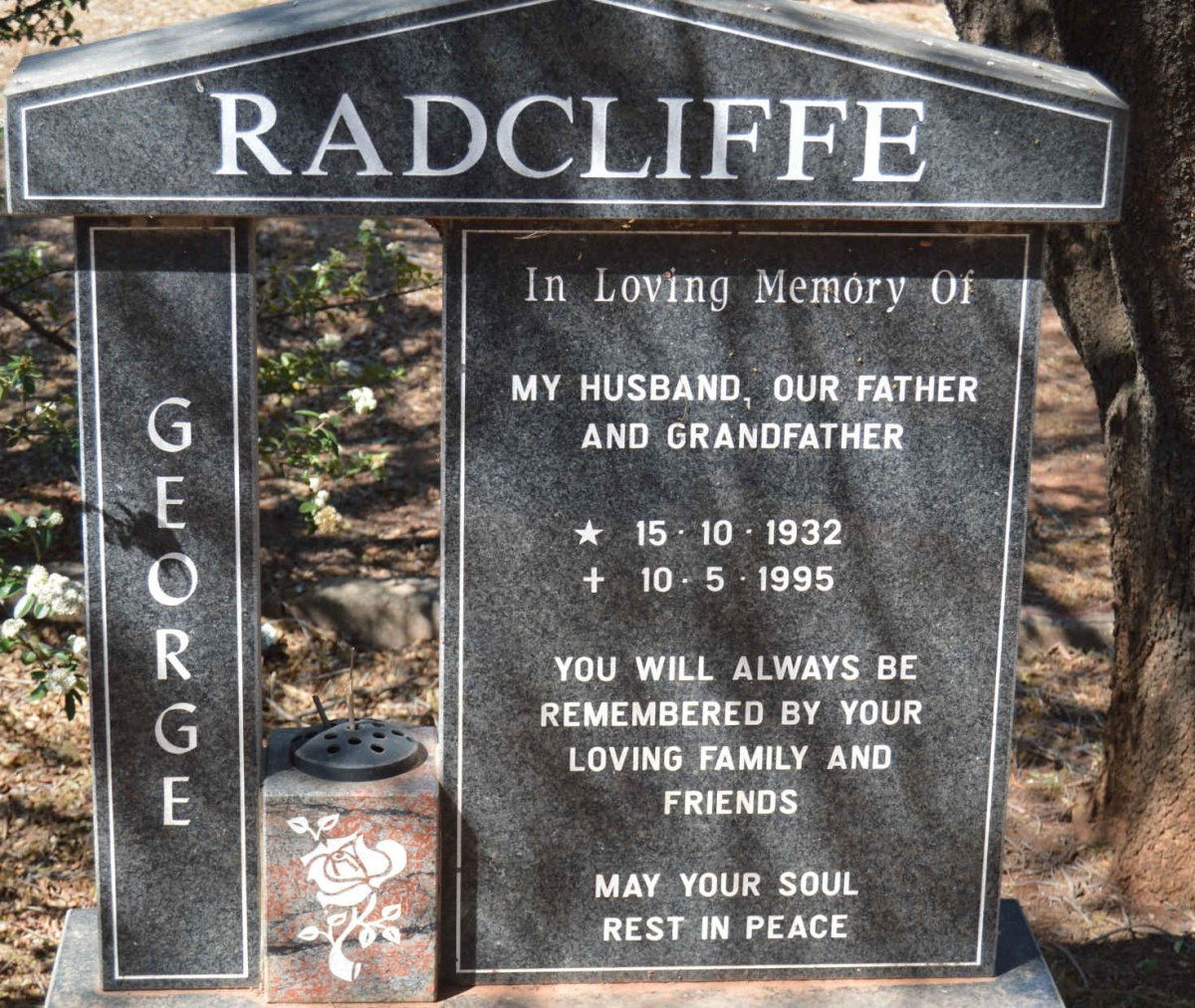 RADCLIFFE George 1932-1995
