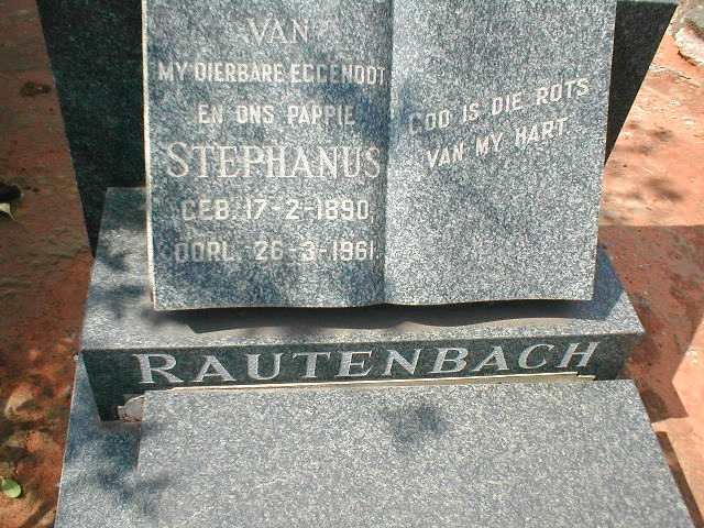 RAUTENBACH Stephanus 1890-1961