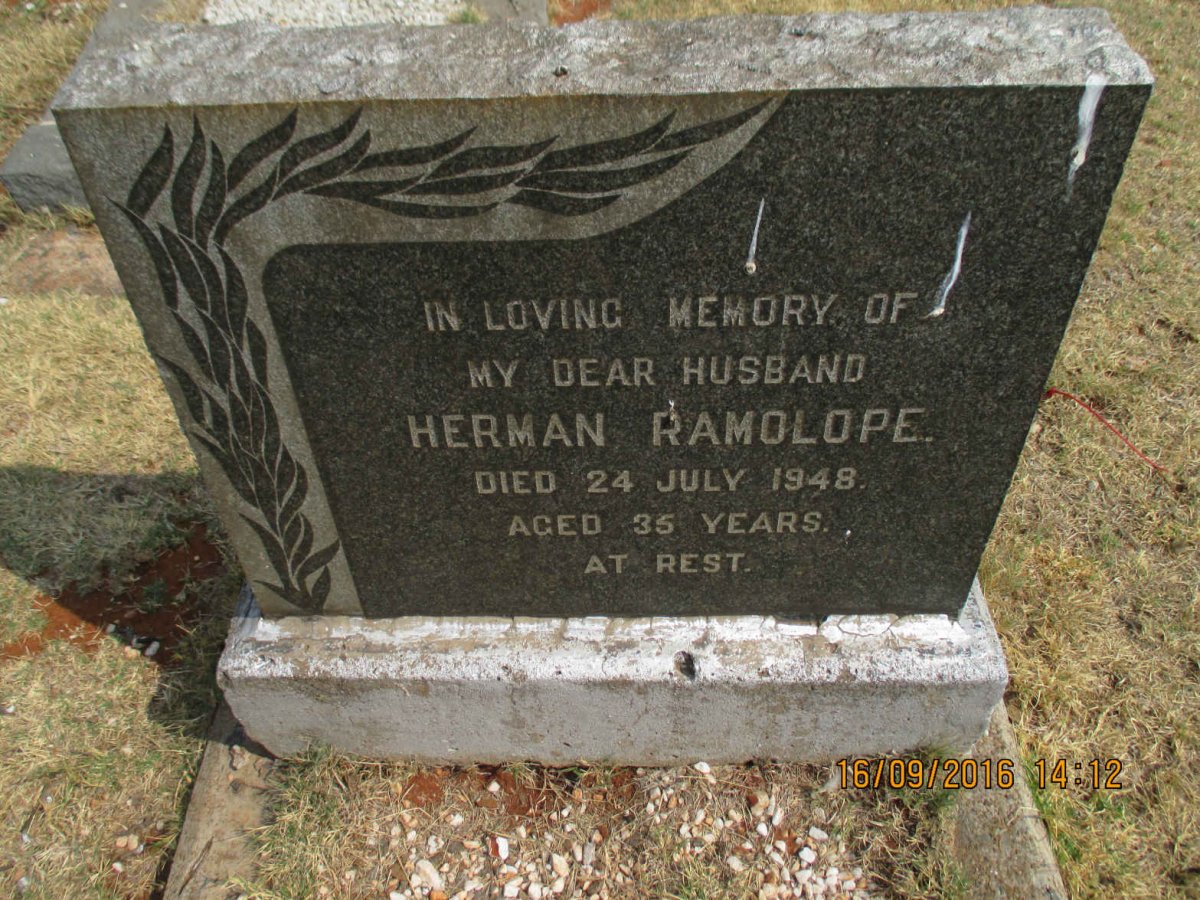 RAMOLOPE Herman -1948
