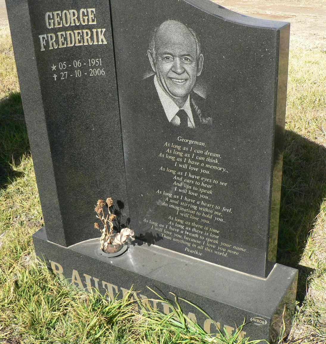 RAUTENBACH George Frederik 1951-2006